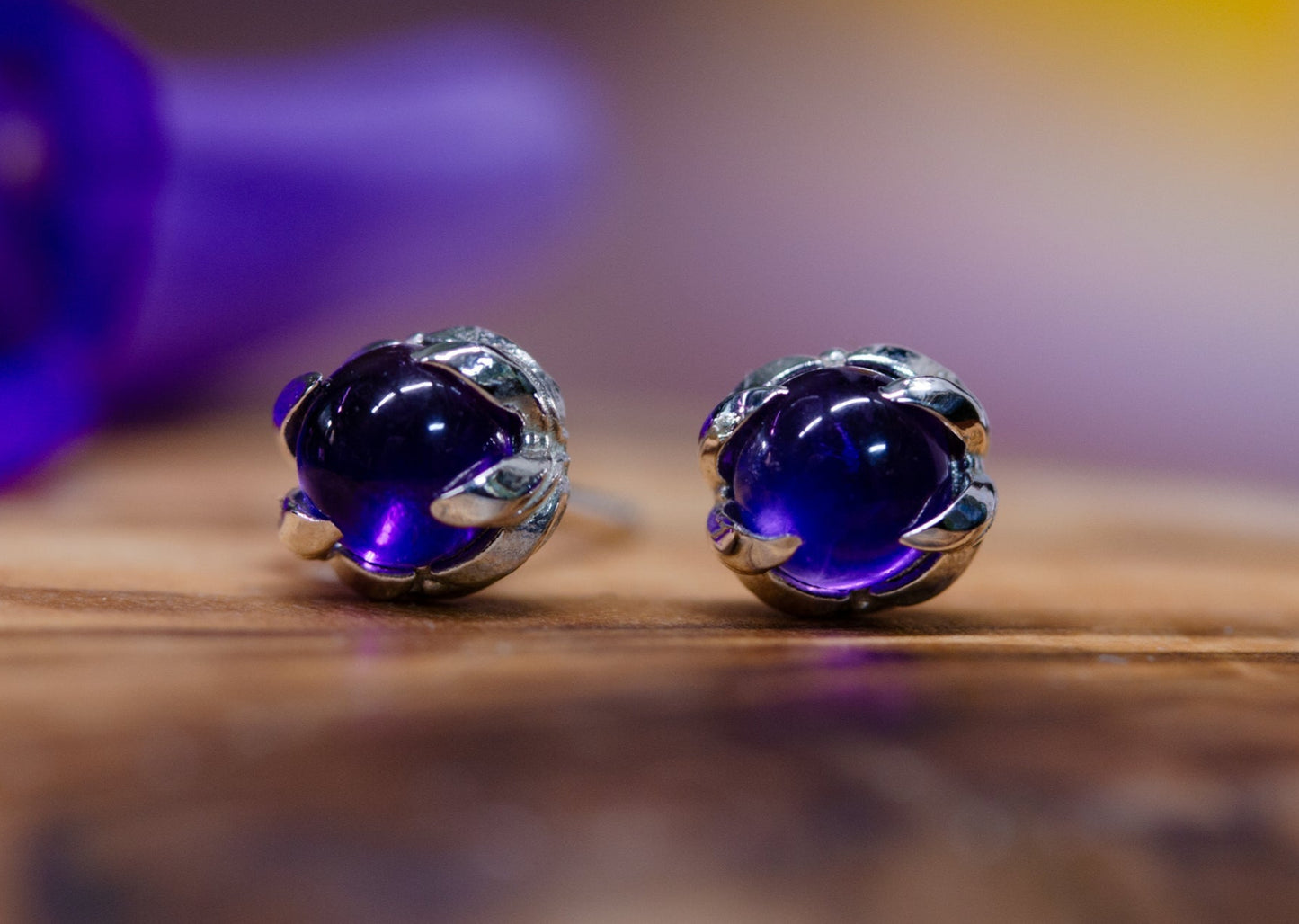 Amethyst Sprout Earrings