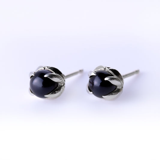 Black Onyx Sprout Earrings