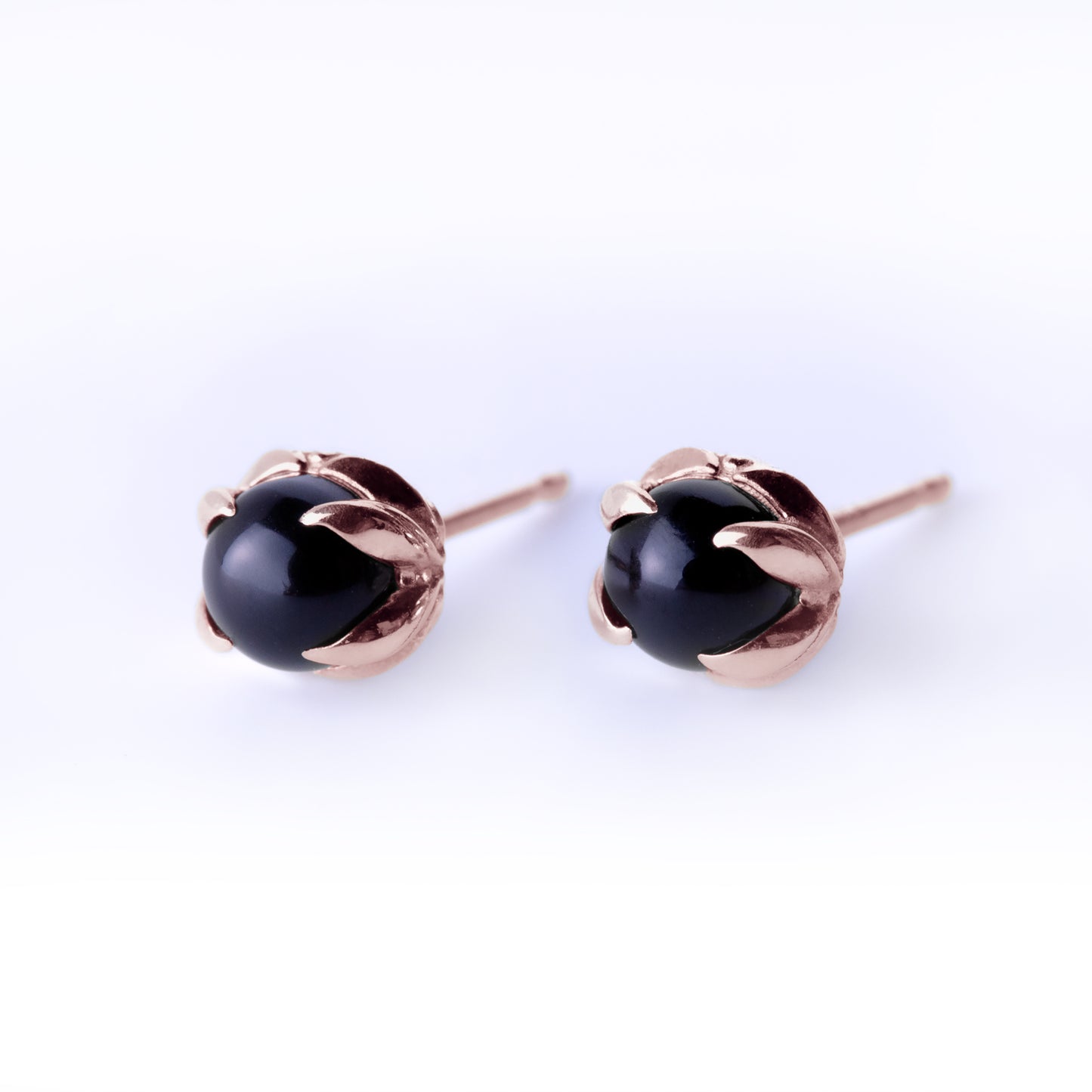 Black Onyx Sprout Earrings