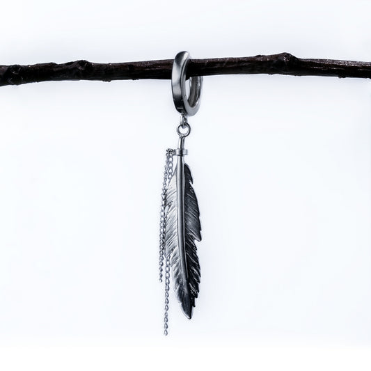 Dangle Feather Earring